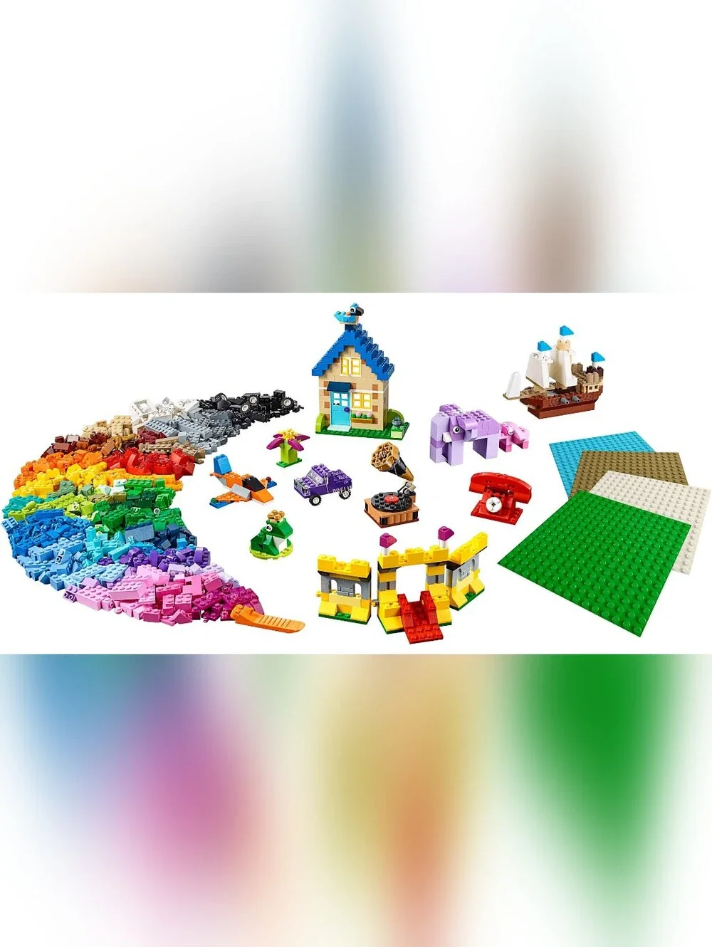 Lego Classic #11717 Bricks Bricks Plates • 1504 Pcs•New Factory Sealed•Retired